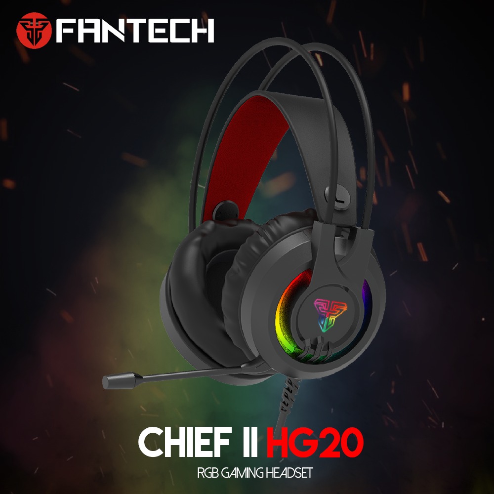 FANTECH HG20 CHIEF II Over-Ear Gaming Headset - Vista Computer System